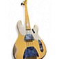 Used Fender 55 P BASS HEAVY RELIC NOCASTER BLONDE Electric Bass Guitar