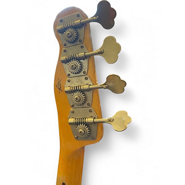 Used Fender 55 P BASS HEAVY RELIC NOCASTER BLONDE Electric Bass Guitar