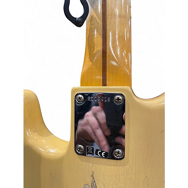 Used Fender 55 P BASS HEAVY RELIC NOCASTER BLONDE Electric Bass Guitar