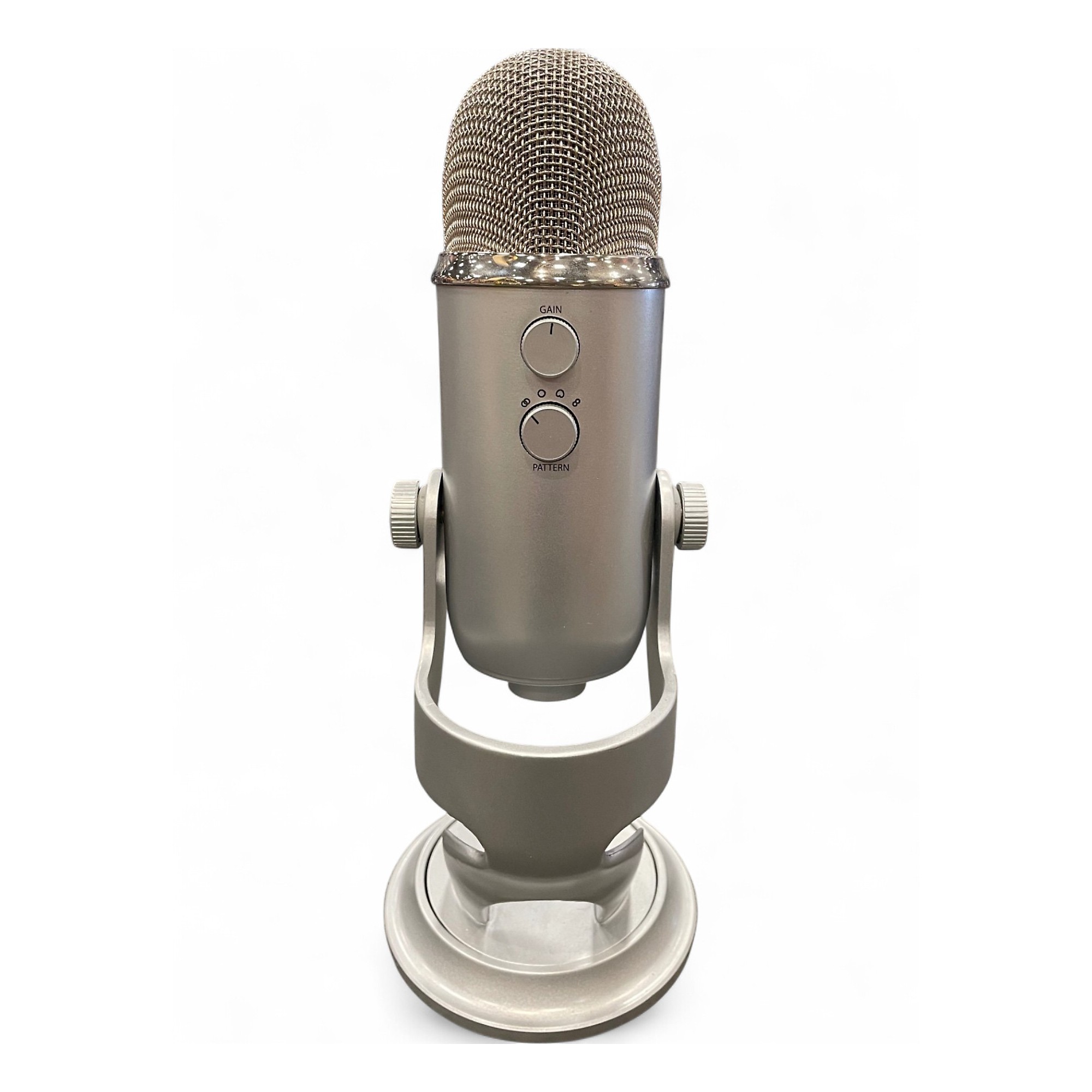Blue Microphones Yeti - Silver USBマイク Amazon.com: Blue Microphones Yeti USB Microphone (Silver