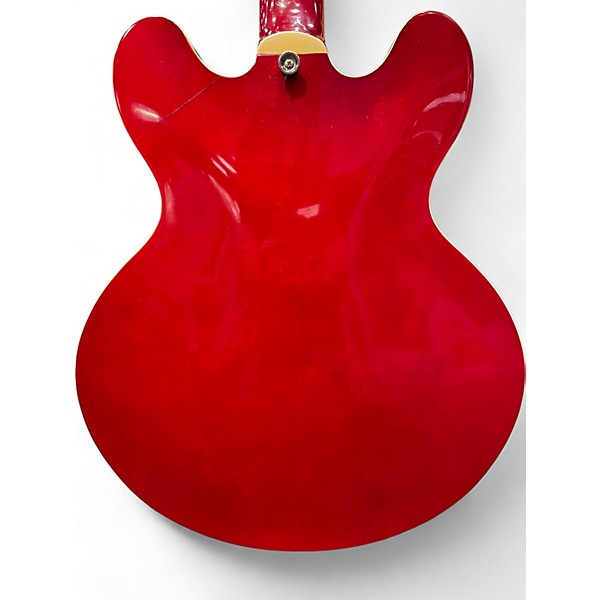 Used Hamer echotone Red Hollow Body Electric Guitar