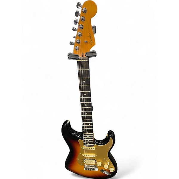 Used 2024 Fender American Ultra II STRATOCASTER HSS Ultraburst Solid Body Electric Guitar