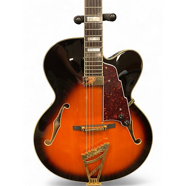 Used D'Angelico EXL-1 2 Color Sunburst Hollow Body Electric Guitar