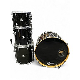 Used SONOR 4 Piece Arena Trans Black Drum Kit