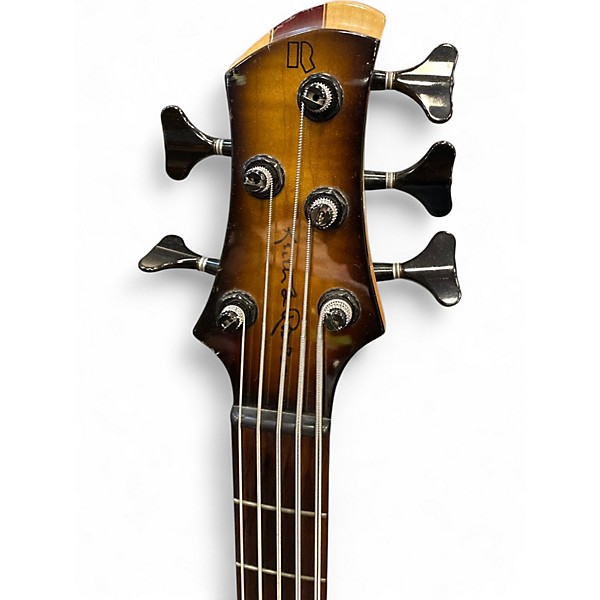 Used Roscoe 5 STRING Vintage Natural Electric Bass Guitar