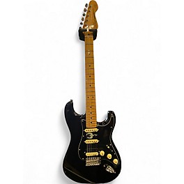 Used Vintage V6 Black Solid Body Electric Guitar