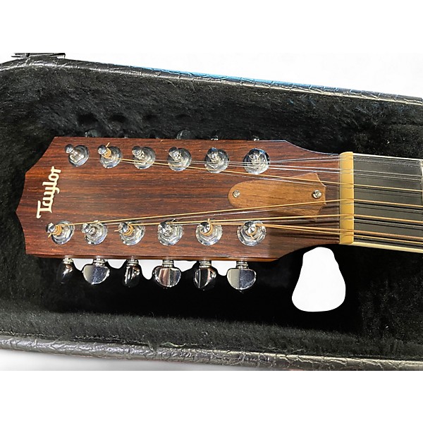 Vintage 2002 Taylor 454-CE-LTD Natural 12 String Acoustic Electric Guitar