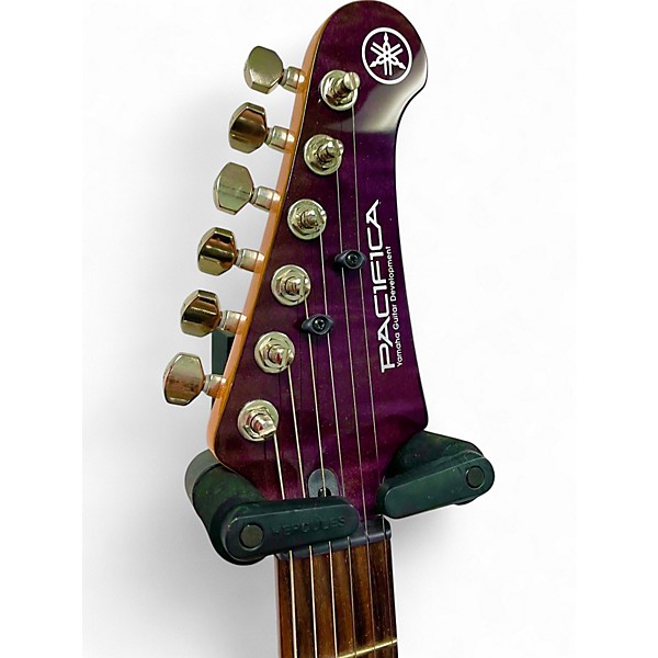 Used Yamaha PAC611HFM Purple Solid Body Electric Guitar