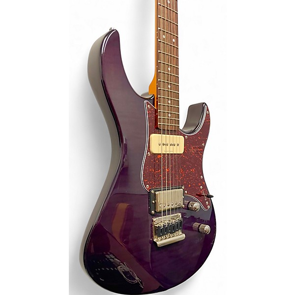 Used Yamaha PAC611HFM Purple Solid Body Electric Guitar