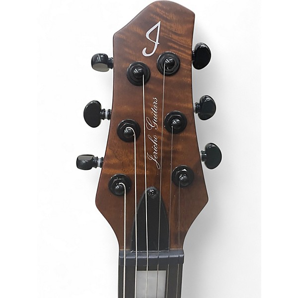 Used Jericho Fusion Walnut Walnut Solid Body Electric Guitar