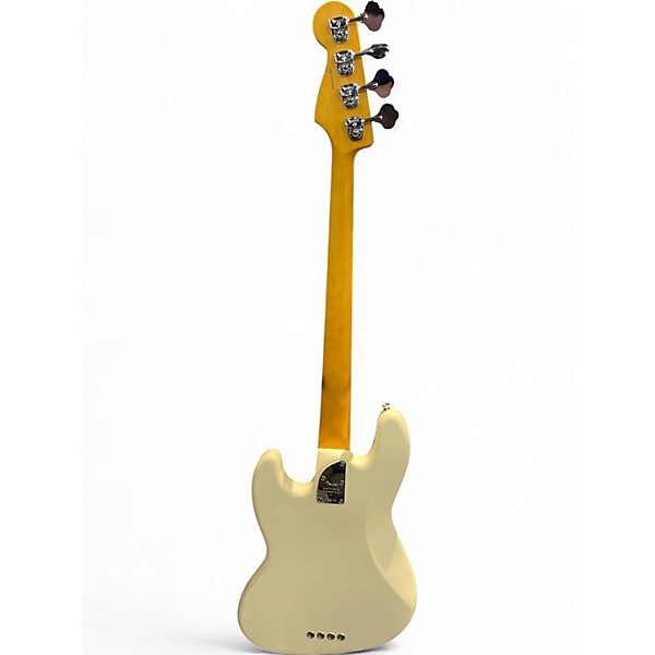 Used Fender American Professional II Jazz Bass Olympic White Electric Bass Guitar