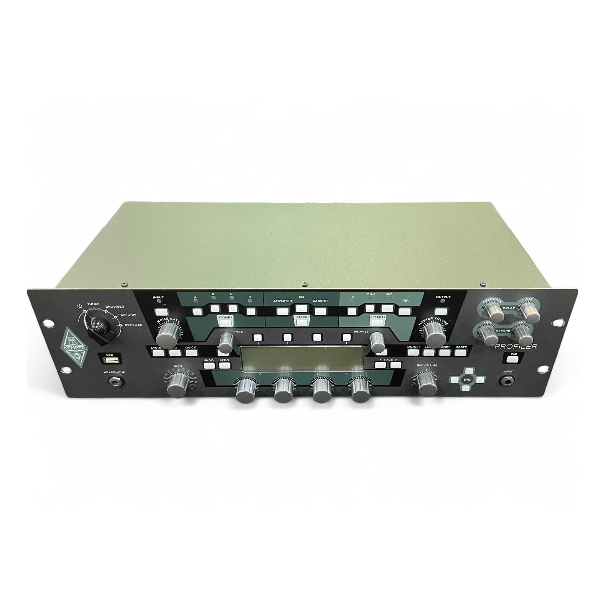 Used Kemper Profiler Rack Non Powered Solid State Guitar Amp