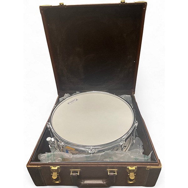 Used Ludwig 14in LIMITED EDITION 1940S TOP HAT Pearl White Drum