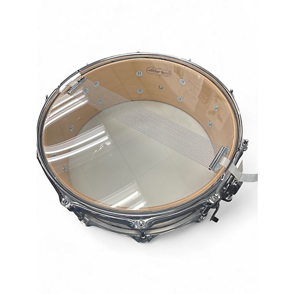 Used Ludwig 14in LIMITED EDITION 1940S TOP HAT Pearl White Drum