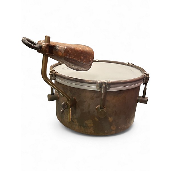 Used A&F Drum  Co 12in RAW BRONZE W/COWBELL BRONZE Drum