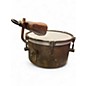 Used A&F Drum  Co 12in RAW BRONZE W/COWBELL BRONZE Drum