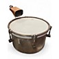 Used A&F Drum  Co 12in RAW BRONZE W/COWBELL BRONZE Drum