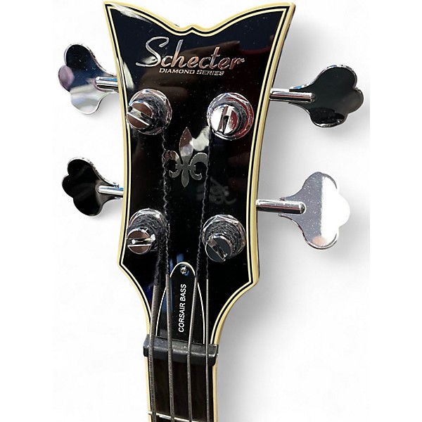 Used Schecter Guitar Research CORSAIR BASS Black Electric Bass Guitar