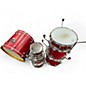 Used TAMA 8 Piece Silverstar Transparent Red Drum Kit thumbnail