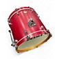Used TAMA 8 Piece Silverstar Transparent Red Drum Kit