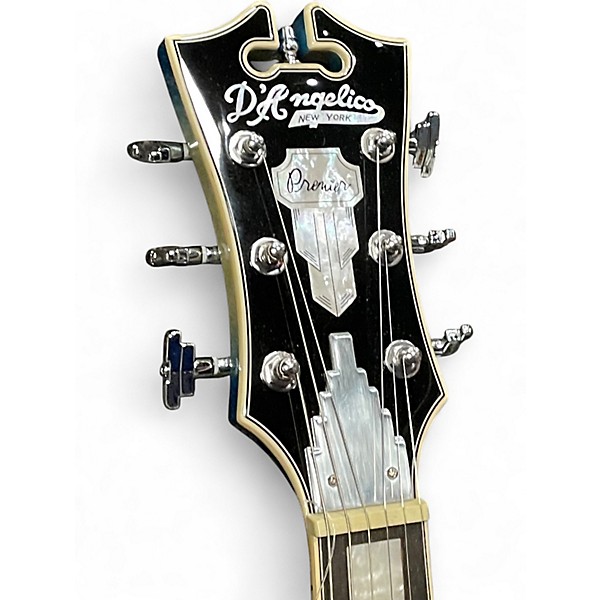 Used D'Angelico DAPDCBLBCSCB9EX Blue Hollow Body Electric Guitar