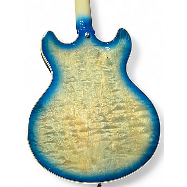 Used D'Angelico DAPDCBLBCSCB9EX Blue Hollow Body Electric Guitar