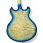 Used D'Angelico DAPDCBLBCSCB9EX Blue Hollow Body Electric Guitar