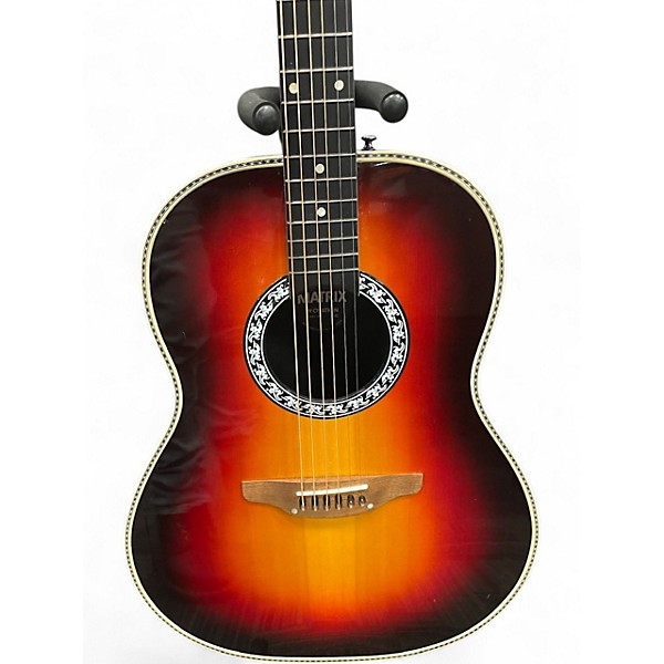 Used Matrix By Ovation 1132 3 Color Sunburst Acoustic Guitar