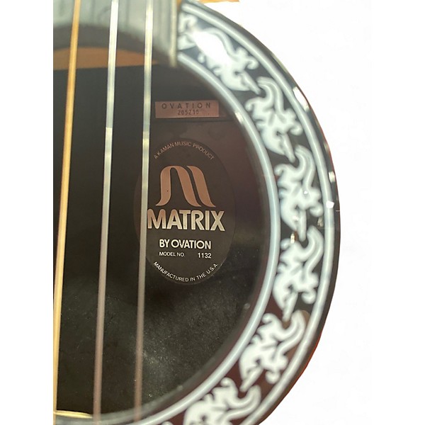 Used Matrix By Ovation 1132 3 Color Sunburst Acoustic Guitar