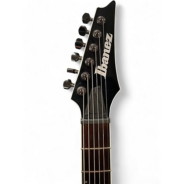 Used 2023 Ibanez RGIB21 BK Iron Label Black Baritone Guitars