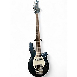 Used Ernie Ball Music Man Bongo 5 String Midnight Blue Electric Bass Guitar