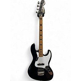 Used Gem J-Style Black Electric Bass Guitar