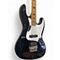 Used Gem J-Style Black Electric Bass Guitar