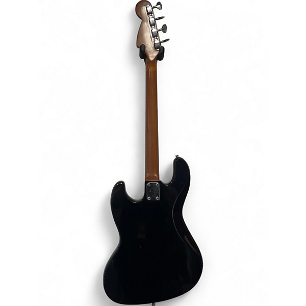 Used Gem J-Style Black Electric Bass Guitar