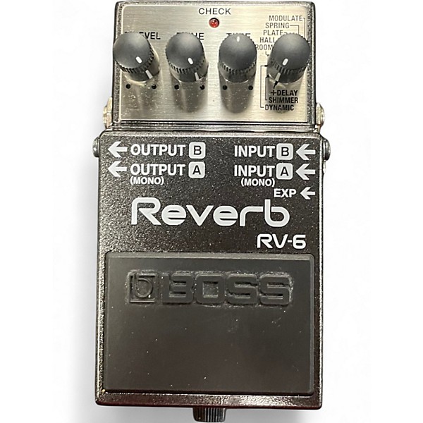 Used BOSS RV6 Digital Reverb Effect Pedal