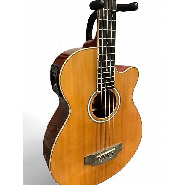 Used Washburn AB5 Natural Acoustic Bass Guitar