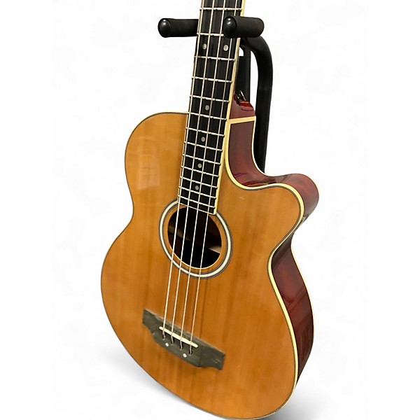 Used Washburn AB5 Natural Acoustic Bass Guitar