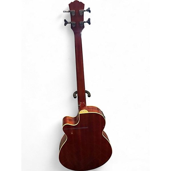 Used Washburn AB5 Natural Acoustic Bass Guitar