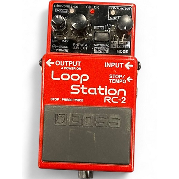 Used BOSS RC2 Loop Station Pedal