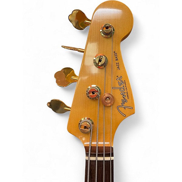 Used 2020 Fender 75th Anniversary Commemorative American Jazz Bass Bourbon Burst Electric Bass Guitar