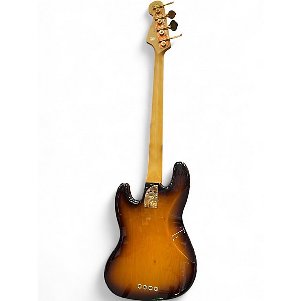 Used 2020 Fender 75th Anniversary Commemorative American Jazz Bass Bourbon Burst Electric Bass Guitar