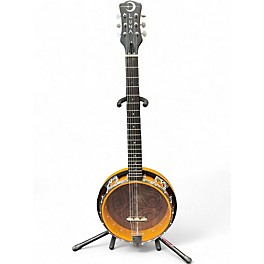Used Luna BGB Celtic 6-string Bluegrass Resonator BANJITAR 2 Color Sunburst Banjo