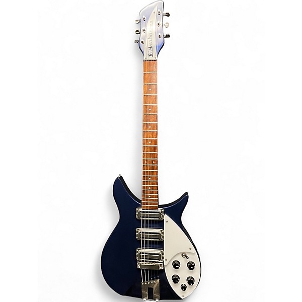 Used 2022 Rickenbacker 350V63 Midnight Blue Solid Body Electric Guitar