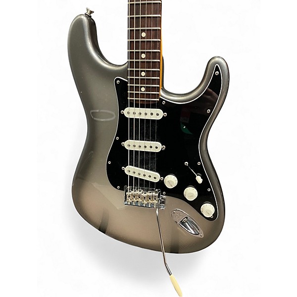 Used 2022 Fender AMERICAN PROFESSIONAL II MERCURY BURST Solid Body Electric Guitar