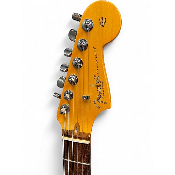 Used 2022 Fender AMERICAN PROFESSIONAL II MERCURY BURST Solid Body Electric Guitar