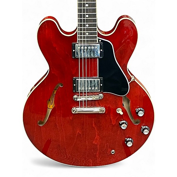 Used 2021 Gibson ES335 Cherry Hollow Body Electric Guitar