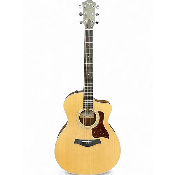 Used Taylor 214CE Natural Acoustic Electric Guitar