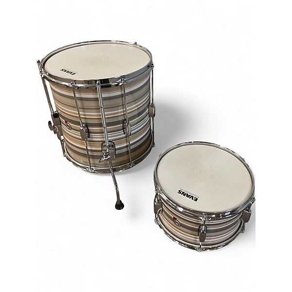 Used Barton Drums 3 Piece ESSENTIAL BIRCH SATURNO BARTEX Drum Kit