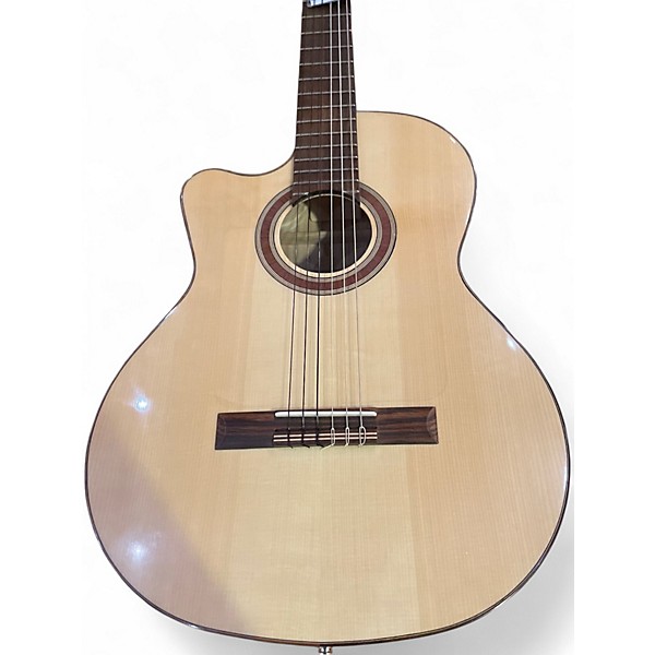 Used 2020 Kremona Rosa Luna Flamenco Left Handed Natural Nylon String Acoustic Guitar