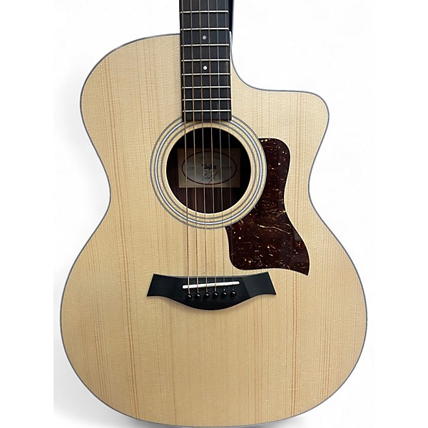 Used 2022 Taylor 214CE Natural Acoustic Electric Guitar